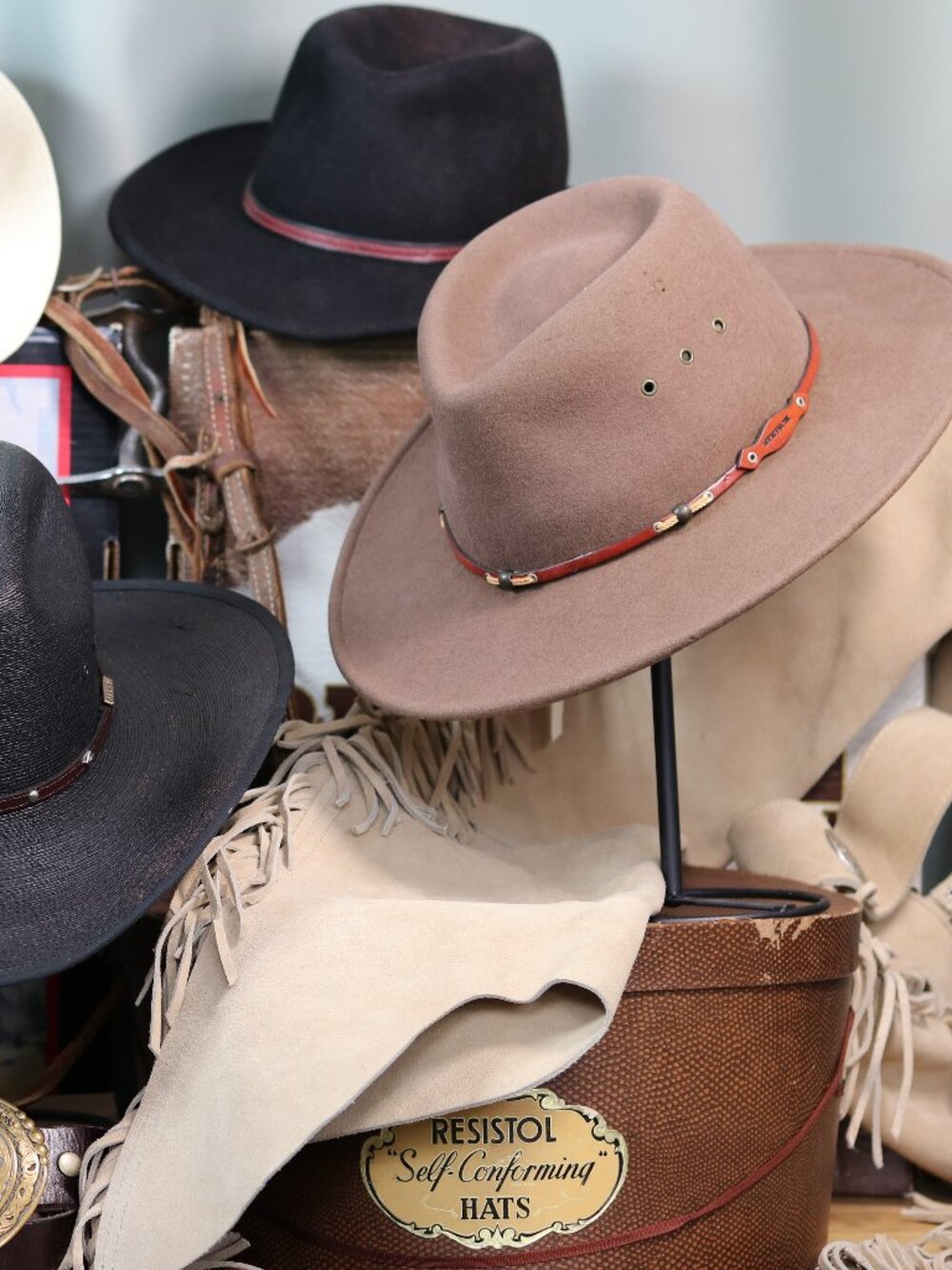 Stetson custom shaped western hats - 100% wool